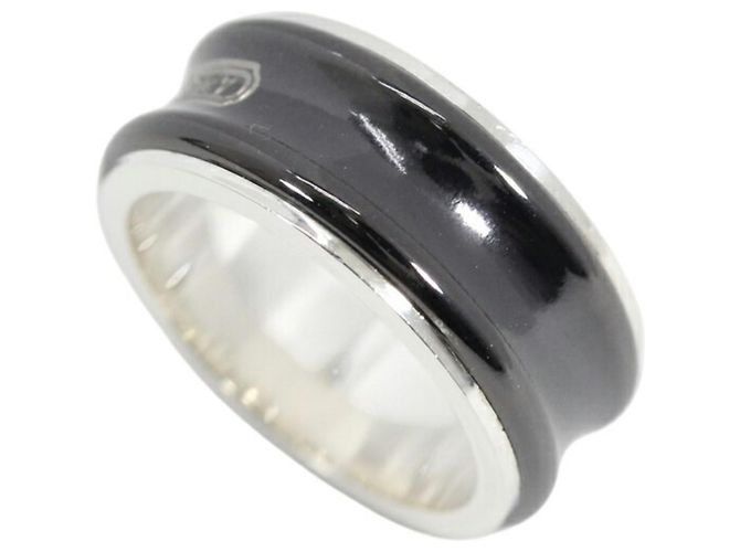 Tiffany & Co. 1837 Silberring in Schwarz - Ansicht 2