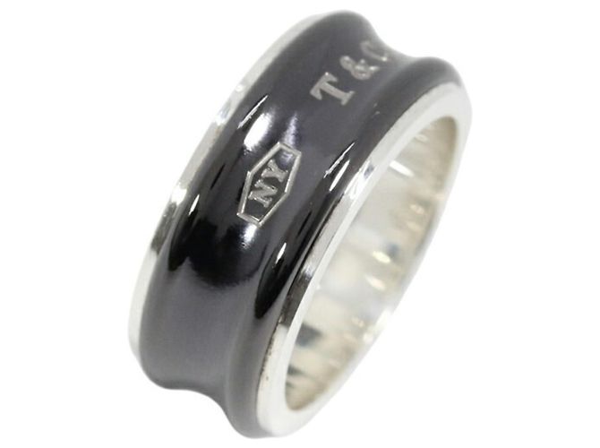Tiffany & Co. 1837 Silberring in Schwarz - Ansicht 3