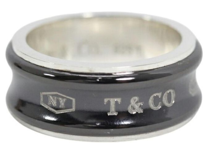 Tiffany & Co. 1837 Silberring in Schwarz - Ansicht 4