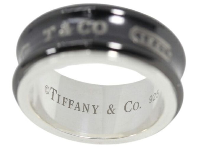 Tiffany & Co. 1837 Silberring in Schwarz - Ansicht 8