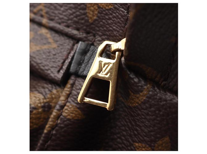 Zaino Louis Vuitton Palm Springs Mini Monogram Marrone Nero Monogramma - vista 9