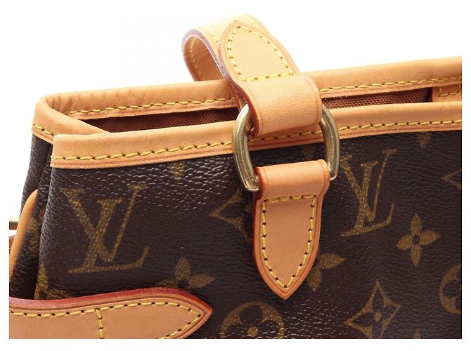 Borsa Tote Verticale Louis Vuitton Batignolles Marrone Monogramma - vista 10