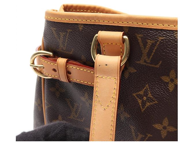 Borsa Tote Verticale Louis Vuitton Batignolles Marrone Monogramma - vista 11