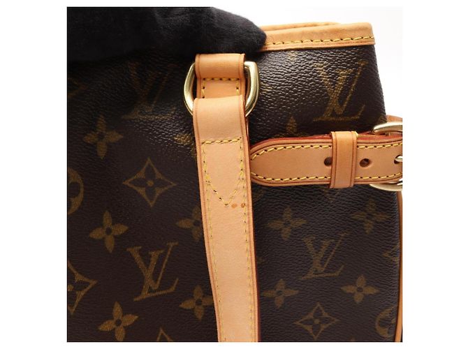 Borsa Tote Verticale Louis Vuitton Batignolles Marrone Monogramma - vista 12