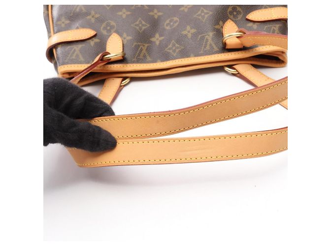 Borsa Tote Verticale Louis Vuitton Batignolles Marrone Monogramma - vista 13