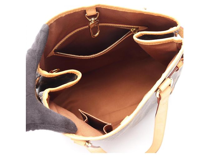 Borsa Tote Verticale Louis Vuitton Batignolles Marrone Monogramma - vista 3