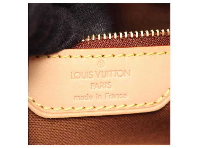 Borsa Tote Verticale Louis Vuitton Batignolles Marrone Monogramma - vista 4