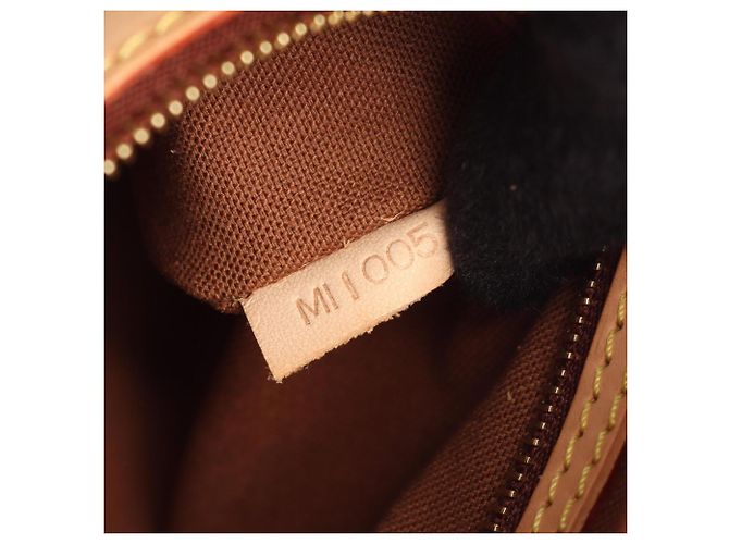 Borsa Tote Verticale Louis Vuitton Batignolles Marrone Monogramma - vista 5