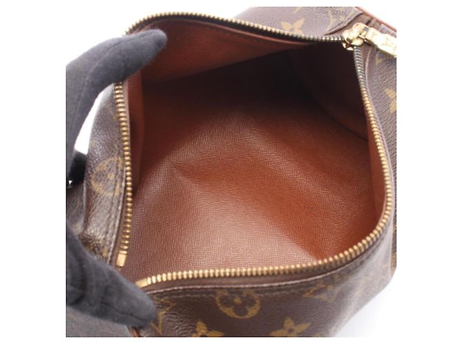 Borsa Louis Vuitton Papillon 26 Monogram Marrone Monogramma - vista 3