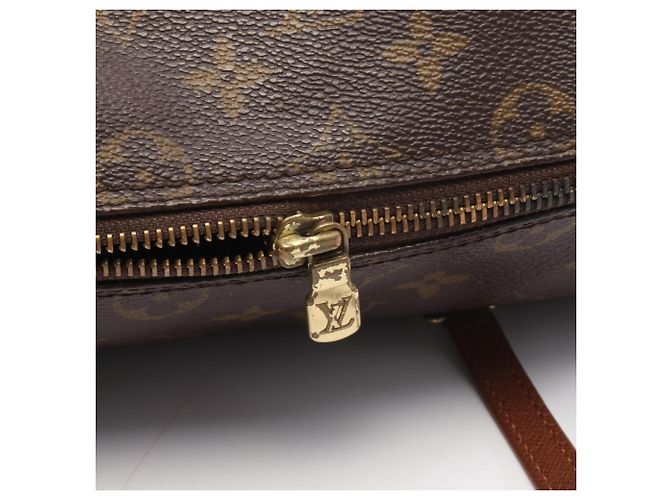 Borsa Louis Vuitton Papillon 26 Monogram Marrone Monogramma - vista 7