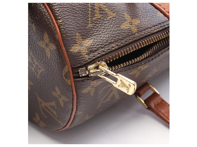 Borsa Louis Vuitton Papillon 30 Monogram Marrone Monogramma - vista 7
