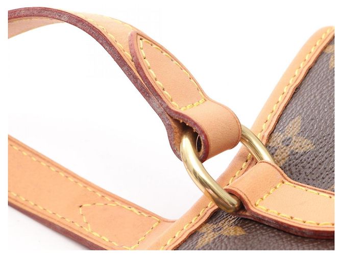 Borsa a Spalla Louis Vuitton Batignolles Horizontal Monogram Marrone Monogramma - vista 10