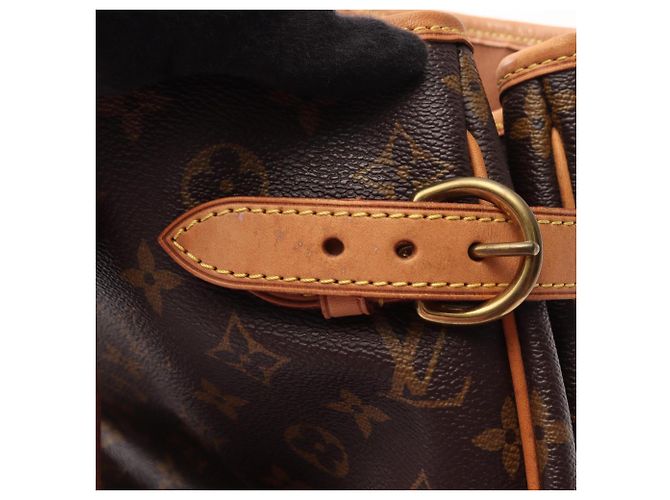 Borsa a Spalla Louis Vuitton Batignolles Horizontal Monogram Marrone Monogramma - vista 15
