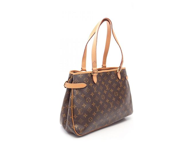 Borsa a Spalla Louis Vuitton Batignolles Horizontal Monogram Marrone Monogramma - vista 2
