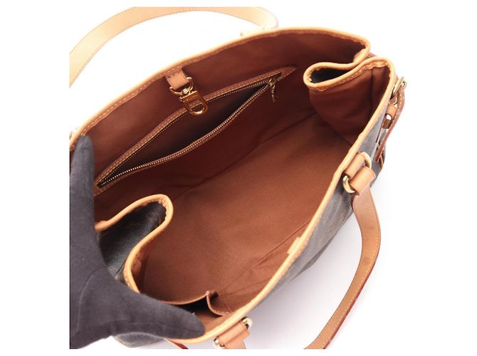 Borsa a Spalla Louis Vuitton Batignolles Horizontal Monogram Marrone Monogramma - vista 3