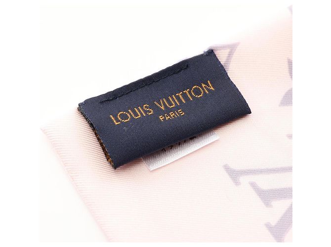 Foulard Bandeau Monogram Confidential Louis Vuitton Rosa Multicolore - vista 4