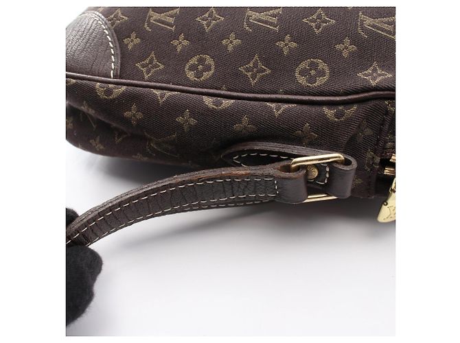 Louis Vuitton Pochette Danube Monogram Mini Lin Ebene Handtasche Braun Damier ebene - Ansicht 10