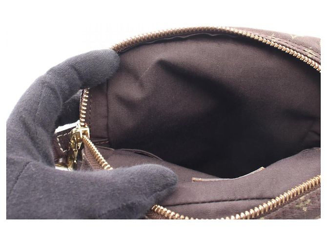 Louis Vuitton Pochette Danube Monogram Mini Lin Ebene Handtasche Braun Damier ebene - Ansicht 11