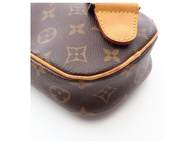 Pochette Gange Monogram Louis Vuitton Marsupio Marrone Monogramma - vista 6