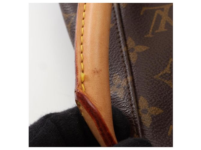 Borsa a Spalla Louis Vuitton Looping GM Marrone - vista 10