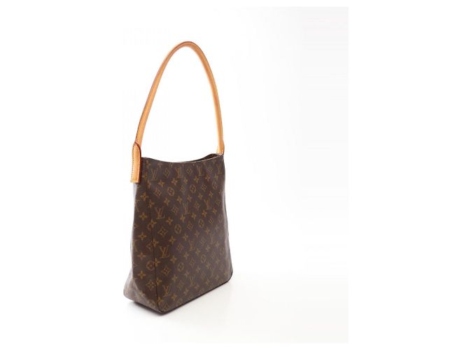 Borsa a Spalla Louis Vuitton Looping GM Marrone - vista 2