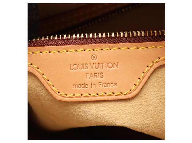 Borsa a Spalla Louis Vuitton Looping GM Marrone - vista 4