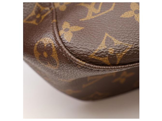 Borsa a Spalla Louis Vuitton Looping GM Marrone - vista 7