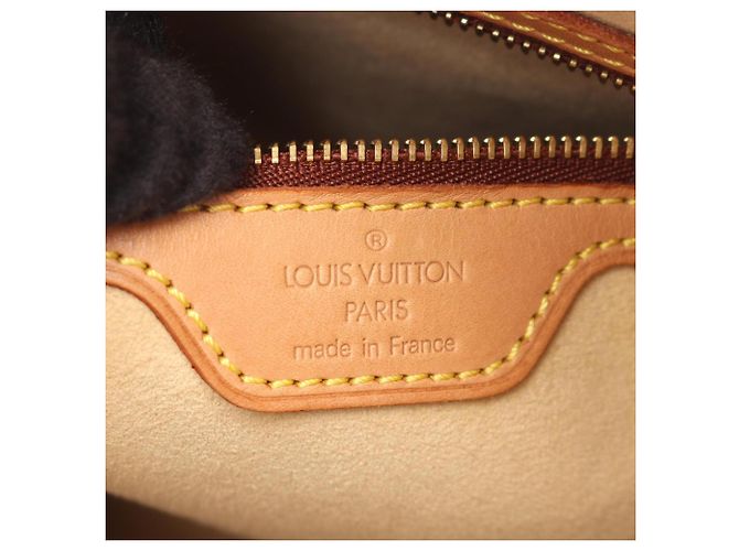 Borsa a Spalla Louis Vuitton Looping GM Monogram Marrone - vista 4