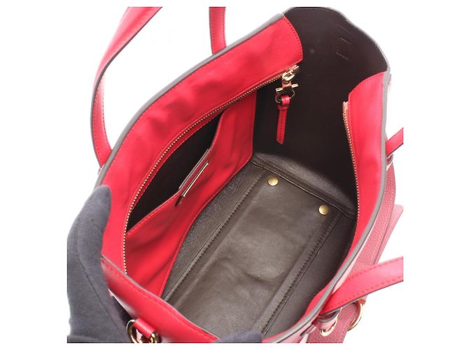 Borsa a 2 modi Salvatore Ferragamo Bonnie Lettering Rosso - vista 3