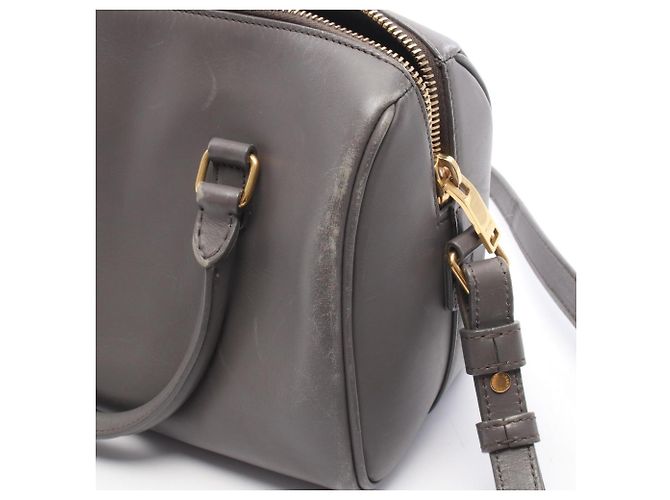 Borsa Baby Duffle Yves Saint Laurent Paris Marrone - vista 6