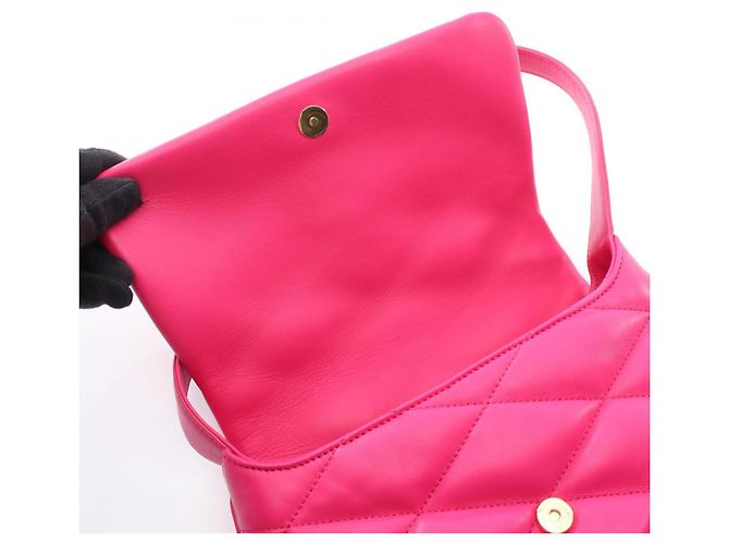 Borsa a Spalla Yves Saint Laurent LE57 Rosa - vista 5