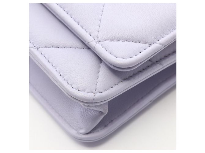 Borsa a Spalla Chanel 19 Dixneuf Matelassé Porpora - vista 8