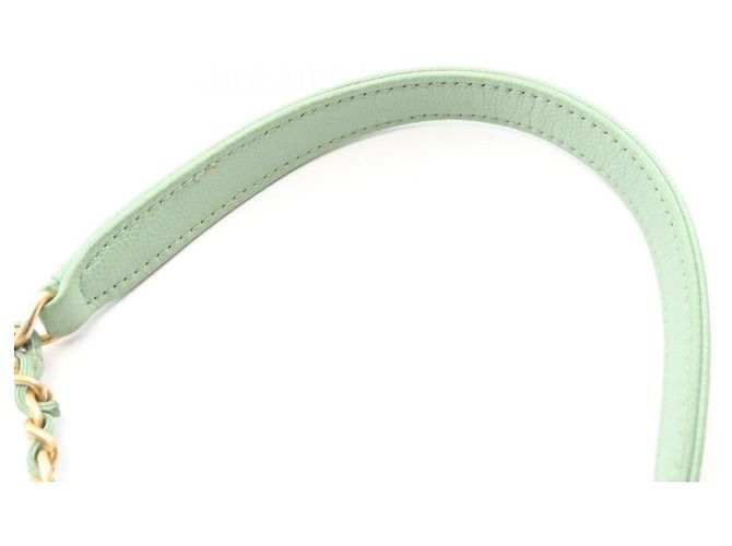 Chanel Coco Handle Flap Handtasche Grün - Ansicht 12