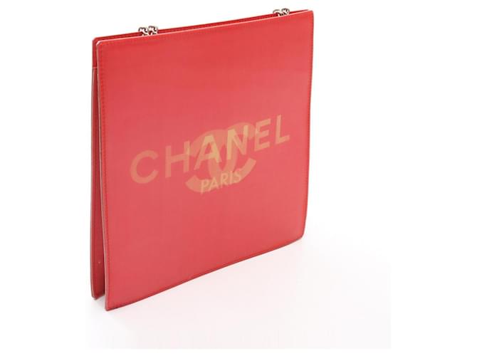 Borsa a Spalla Chanel Coco Mark Rosso - vista 2