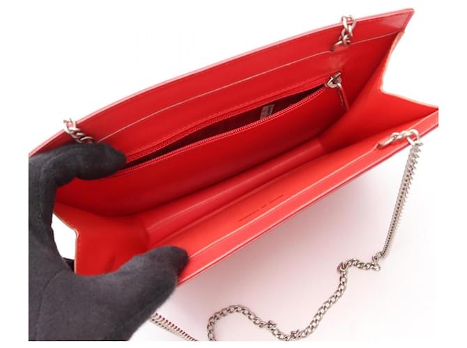 Borsa a Spalla Chanel Coco Mark Rosso - vista 3