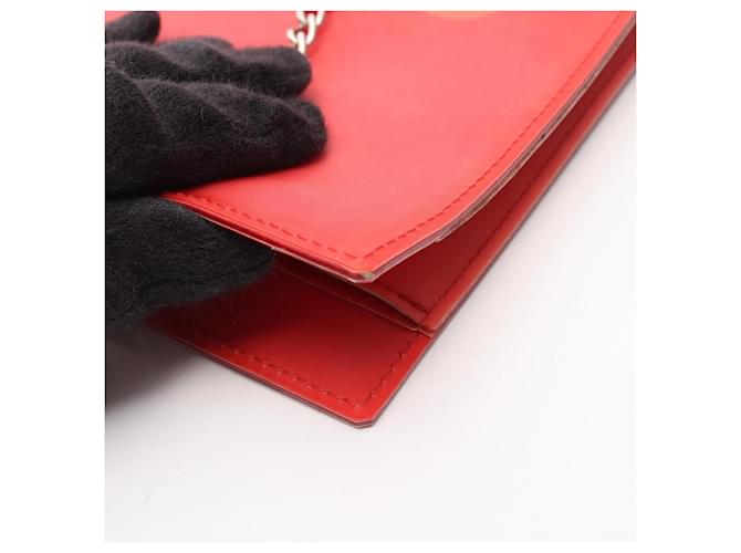 Borsa a Spalla Chanel Coco Mark Rosso - vista 6