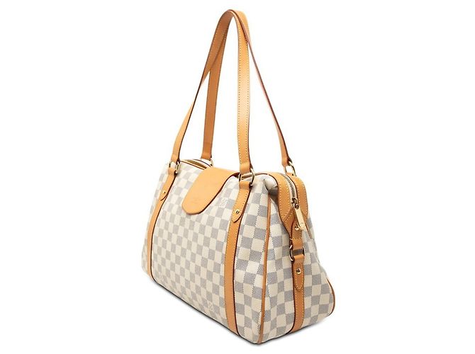 Borsa Louis Vuitton Damier Azur Streza PM Bianco Crudo - vista 2