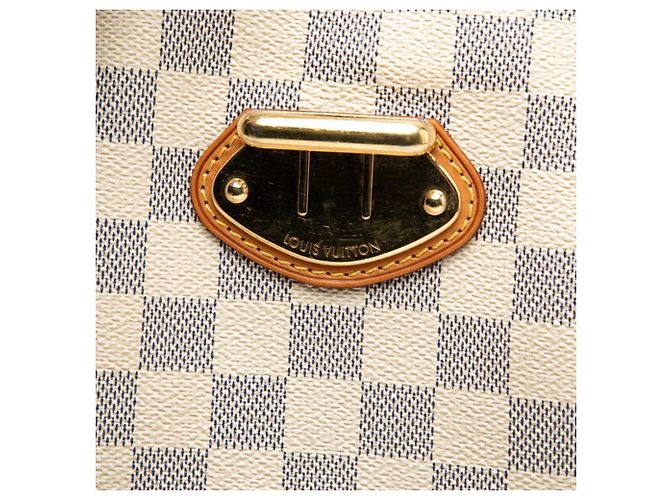 Borsa Louis Vuitton Damier Azur Streza PM Bianco Crudo - vista 4