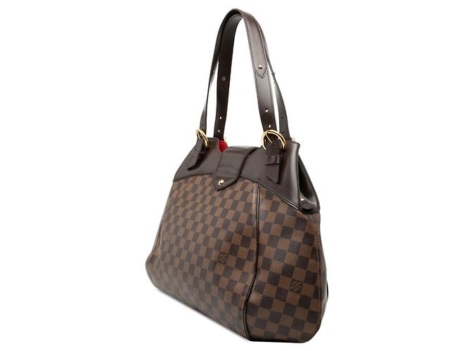 Borsa Louis Vuitton Damier Sistina GM Marrone - vista 2