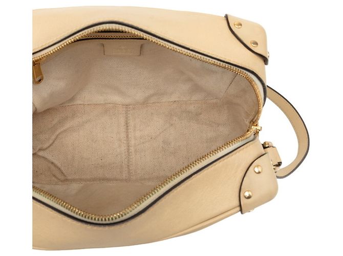 Borsa a tracolla con logo GG Gucci Rosso Beige - vista 4