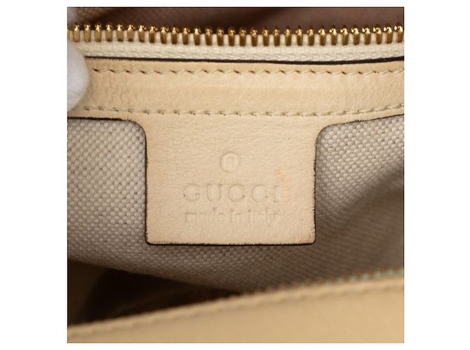 Borsa a tracolla con logo GG Gucci Rosso Beige - vista 7