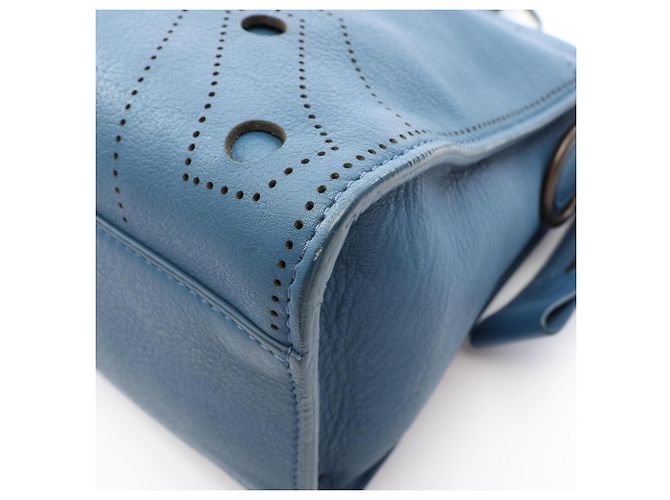 Borsa 2-Way Balenciaga Blackout City S Blu - vista 5