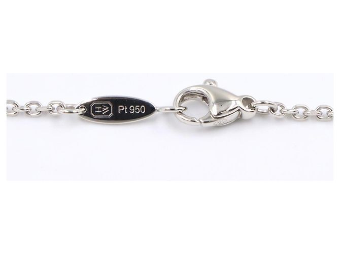 Collana Harry Winston HW Graffiti Zaffiro e Diamante Argento Blu - vista 3