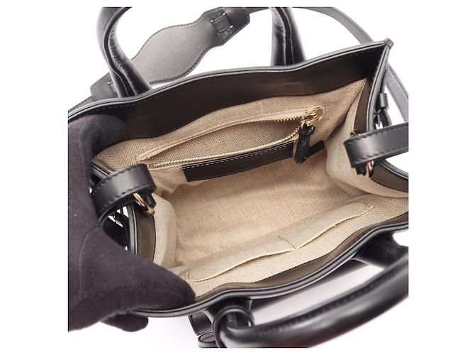 Borsa a 2 vie Balenciaga Padlock Mini All Afternoon Nero - vista 3