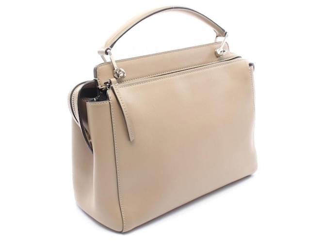 Borsa 2-Way Fendi DOT COM Beige - vista 2