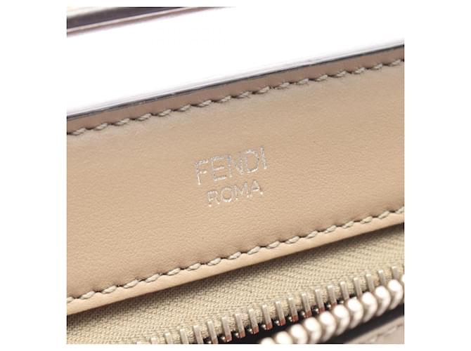 Borsa 2-Way Fendi DOT COM Beige - vista 4