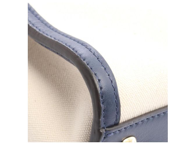 Bolso Fendi Peekaboo Regular 2-Way Roja Crudo Azul marino - vista 8
