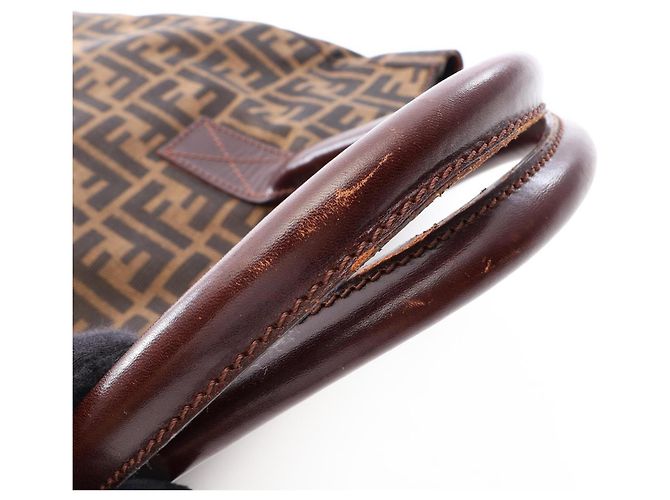 Borsa Tote Fendi Zucca Marrone - vista 10