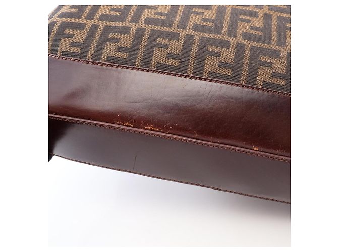 Borsa Tote Fendi Zucca Marrone - vista 6