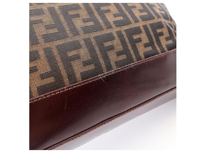 Borsa Tote Fendi Zucca Marrone - vista 9